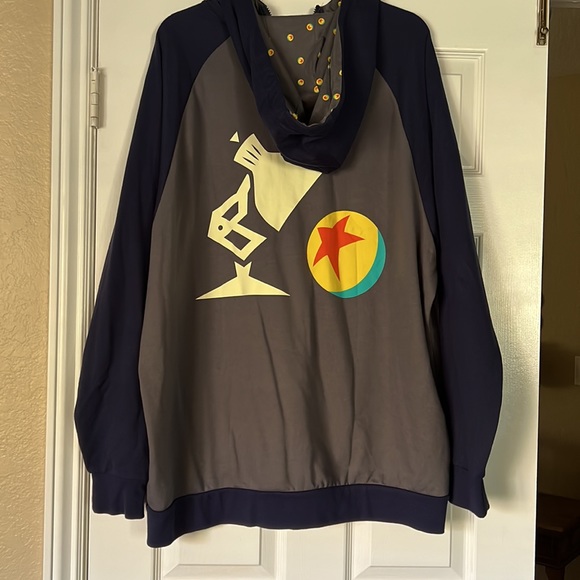DISNEY PIXAR HOODIE BLUE & GREY WORLD OF PIXAR XXL. NEVER WORN NWOT - Picture 7 of 14